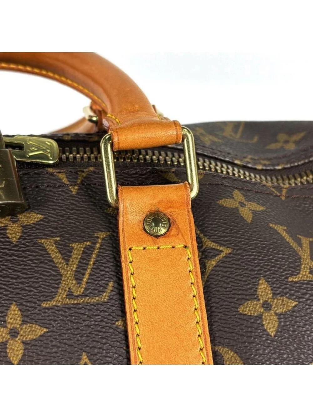 Louis Vuitton Keepall 50 Boston Bag Monogram Brown
